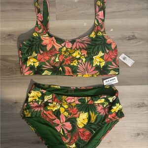 Old Navy Floral Bikini Set